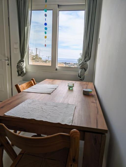 Vasiliki Studio, Beautiful New Built Appartement 10 Km To Airport Artemida  Luaran gambar